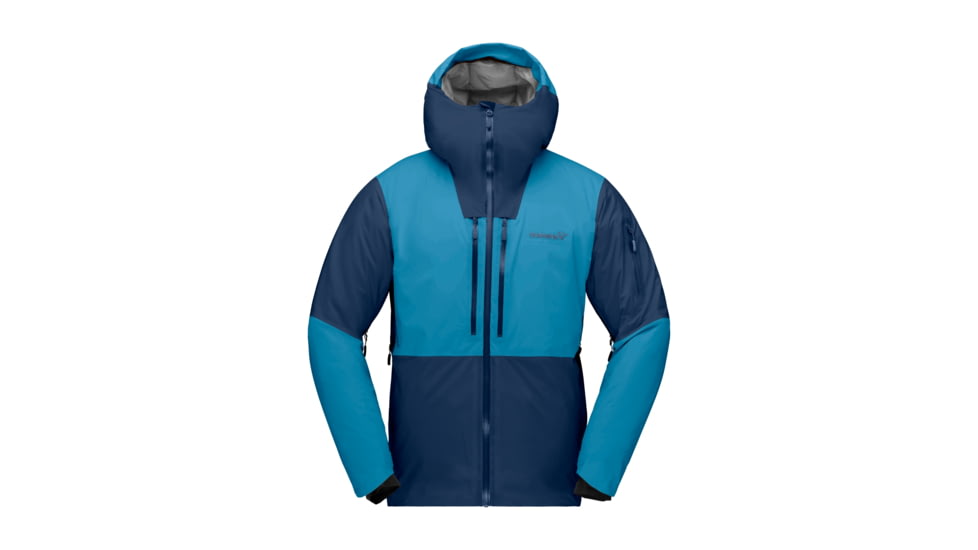 Norrona Lofoten Gore-Tex Thermo80 Jacket - Mens, Hawaiian surf/Indigo Night, Small, 1002-21 6609 S