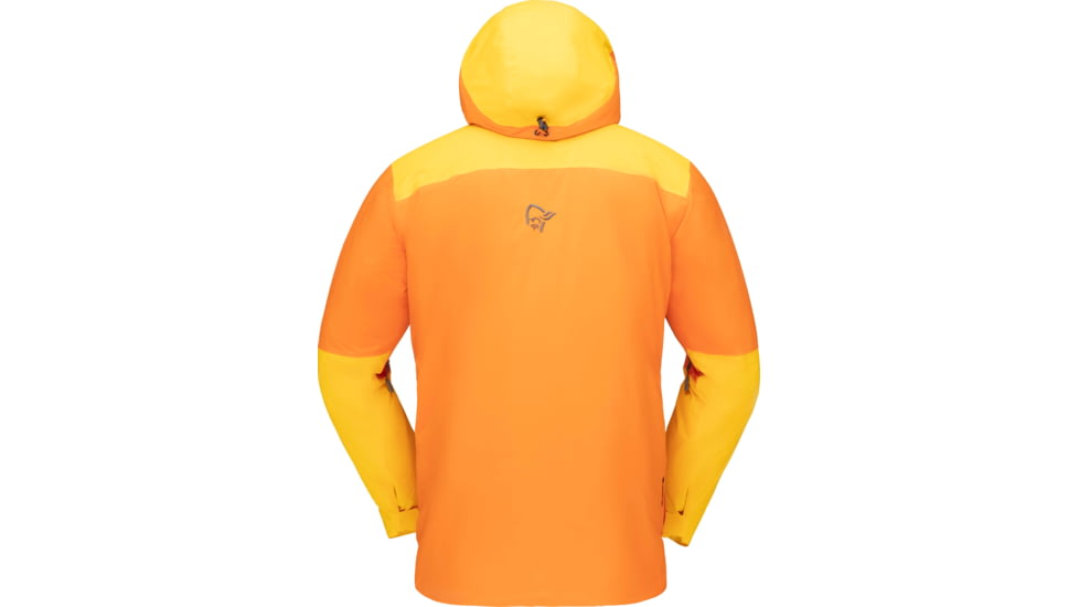 Norrona Lofoten Gore-Tex Thermo80 Jacket - Mens, Orange Popsicle/Lemon Chrome, Large, 1002-21-5549-L