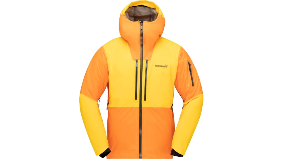 Norrona Lofoten Gore-Tex Thermo80 Jacket - Mens, Orange Popsicle/Lemon Chrome, Large, 1002-21-5549-L