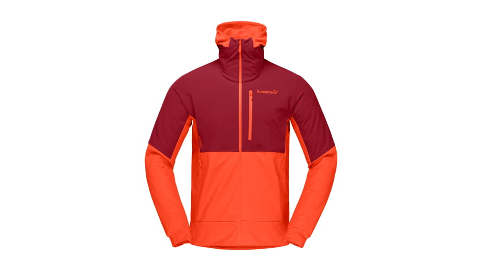 Norrona Lofoten Hiloflex 200 Hood - Mens, Arednalin/Rhubarb, Extra Large, 1017-20 5646 XL