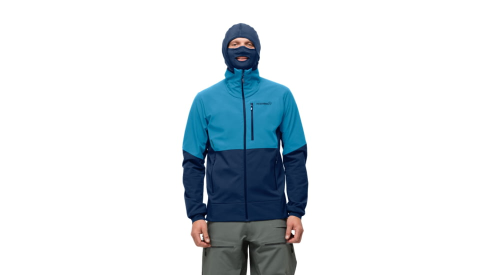 Norrona Lofoten Hiloflex 200 Hood - Mens, Hawaiian surf/Indigo Night, Medium, 1017-20 6609 M