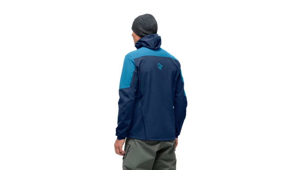 Norrona Lofoten Hiloflex 200 Hood - Mens, Hawaiian surf/Indigo Night, Medium, 1017-20 6609 M