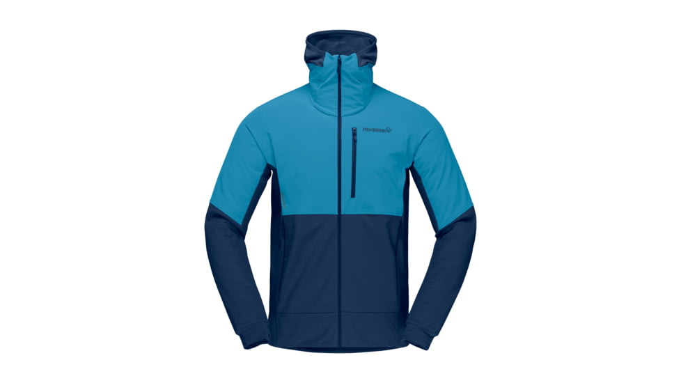 Norrona Lofoten Hiloflex 200 Hood - Mens, Hawaiian surf/Indigo Night, Medium, 1017-20 6609 M