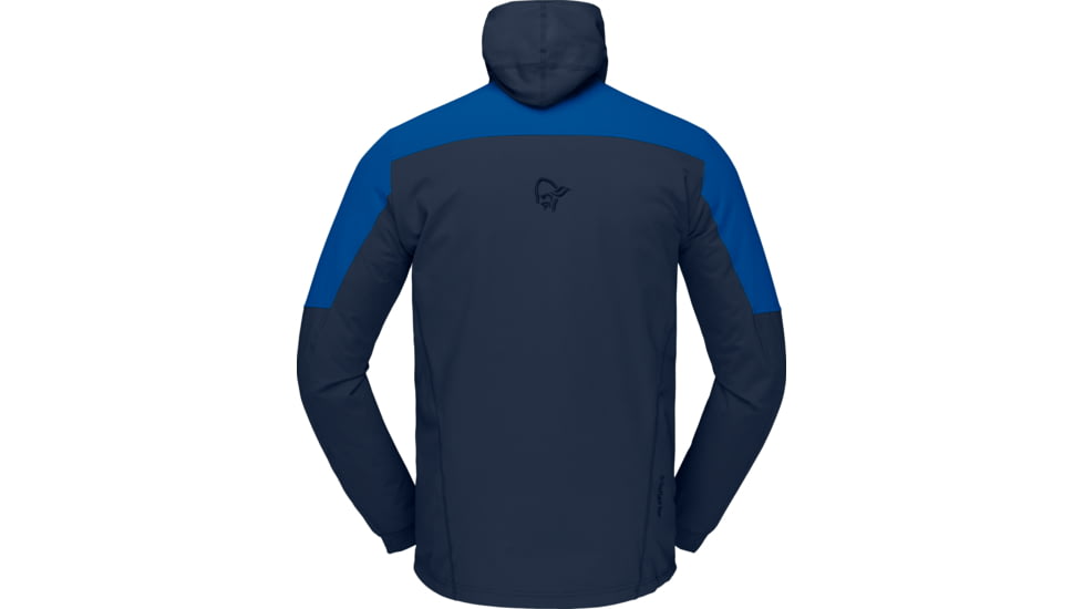 Norrona Lofoten Hiloflex200 Hood - Mens, Olympian Blue/Indigo Night, Extra Large, 1017-20-6643-XL