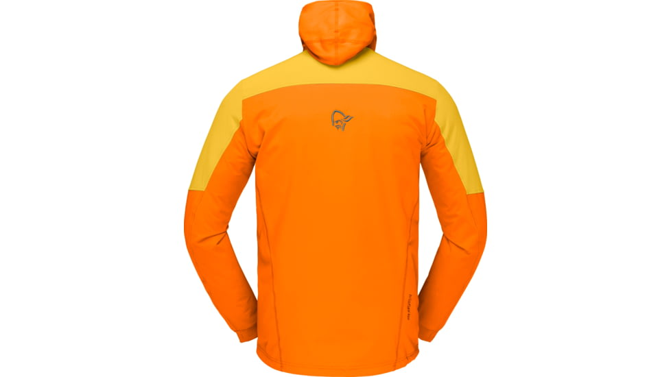 Norrona Lofoten Hiloflex200 Hood - Mens, Orange Popsicle/Lemon Chrome, Extra Large, 1017-20-5549-XL