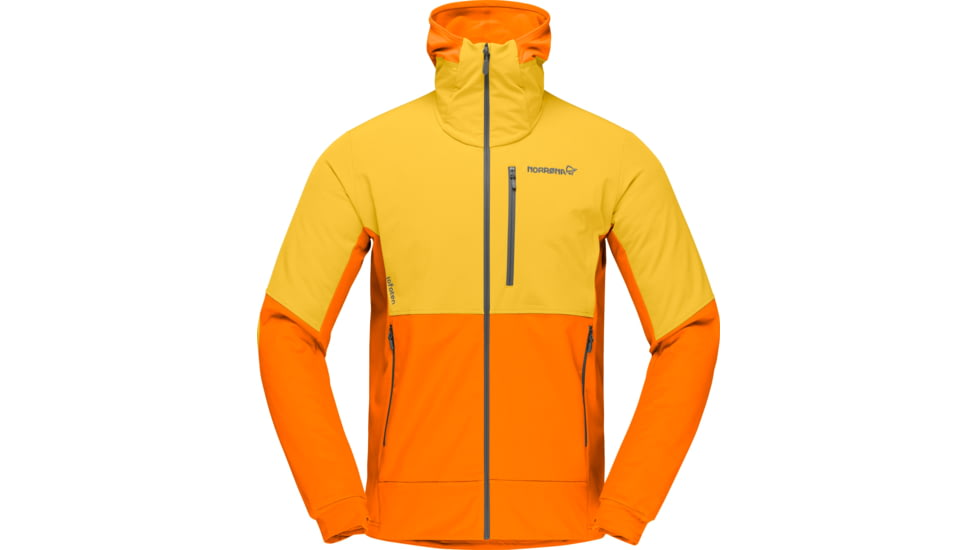 Norrona Lofoten Hiloflex200 Hood - Mens, Orange Popsicle/Lemon Chrome, Extra Large, 1017-20-5549-XL