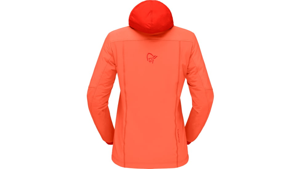 Norrona Lofoten Hiloflex200 Hood - Womens, Orange Alert/Arednalin, Medium, 1043-20 5661 M