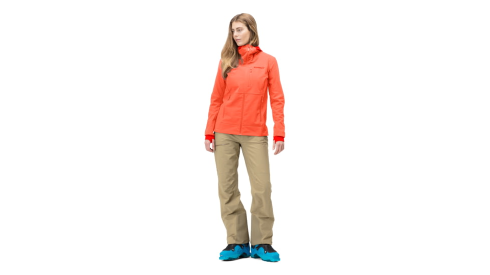 Norrona Lofoten Hiloflex200 Hood - Womens, Orange Alert/Arednalin, Medium, 1043-20 5661 M