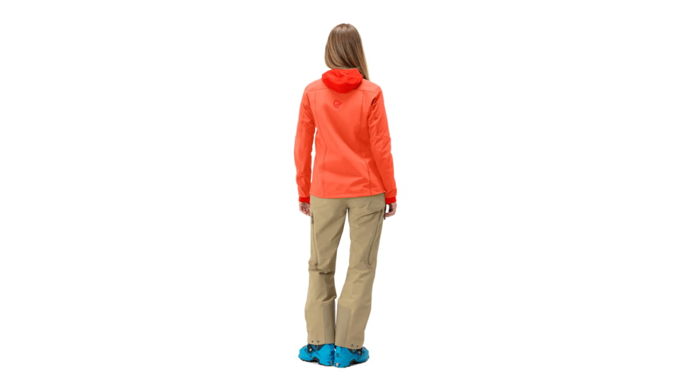 Norrona Lofoten Hiloflex200 Hood - Womens, Orange Alert/Arednalin, Medium, 1043-20 5661 M