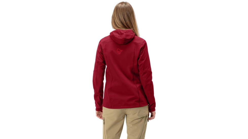 Norrona Lofoten Hiloflex200 Hood - Womens, Rhubarb, Large, 1043-20-5700-L