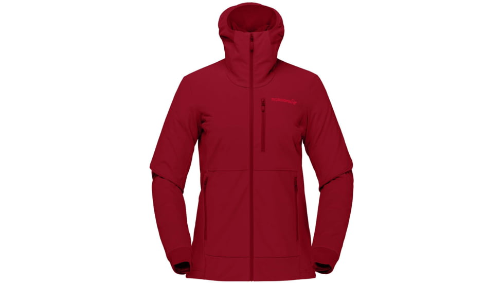 Norrona Lofoten Hiloflex200 Hood - Womens, Rhubarb, Large, 1043-20-5700-L