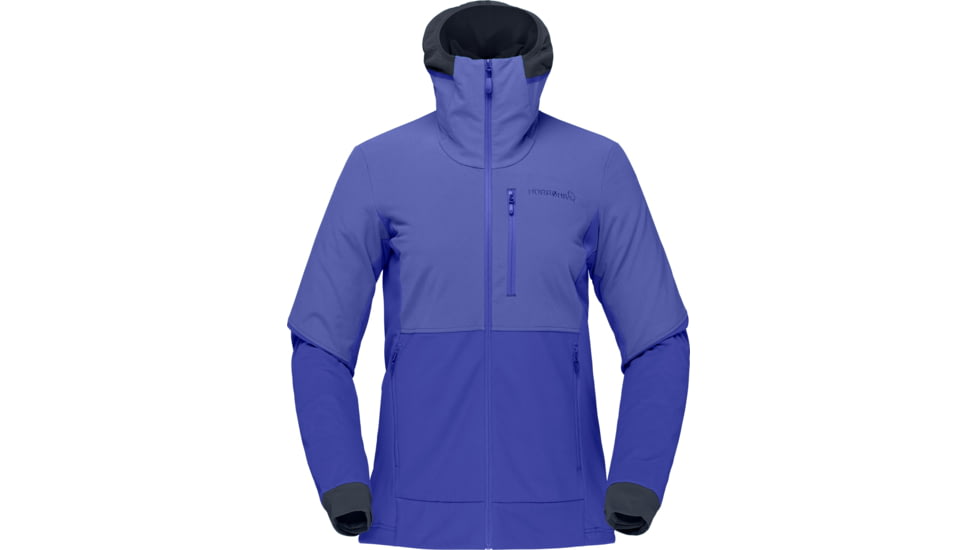 Norrona Lofoten Hiloflex200 Hood - Womens, Violet Storm/Royal Blue, Small, 1043-20 6748 S