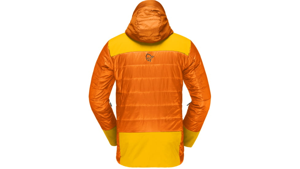 Norrona Lofoten Primaloft80 Anorak - Mens, Orange Popsicle/Lemon Chrome, Medium, 1013-20-5549-M
