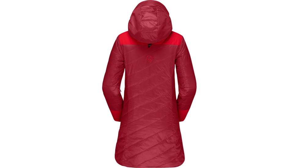 Norrona Lofoten Primaloft80 Anorak - Womens, Rhubarb/True Red, Small, 1042-20-5703-S