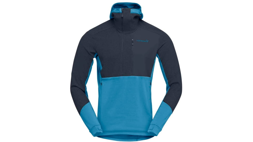 Norrona Lofoten Thermal Pro Hood - Mens, Hawaiian Surf/Indigo Night, XL, 1001-22-6609-XL