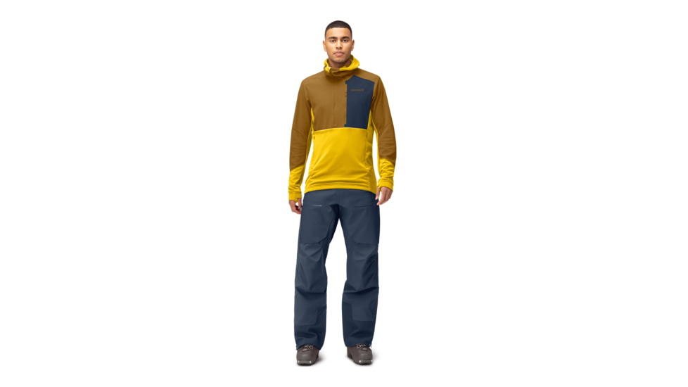 Norrona Lofoten Thermal Pro Hood - Mens, Sulphur/Camelflage, Small, 1001-22 5014 S