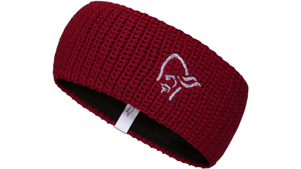 Norrona Logo Headband, Rhubarb, Small, 1461-14-5700-S