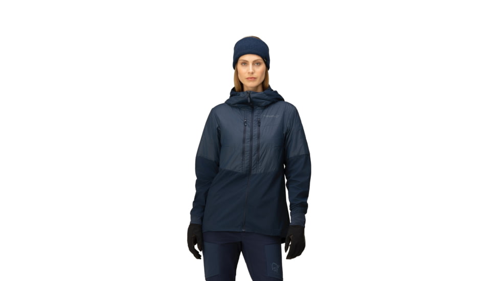 Norrona Lyngen Aero80 Insulated Zip Hood - Womens, Indigo Night, Extra Small, 2009-23 2295 XS