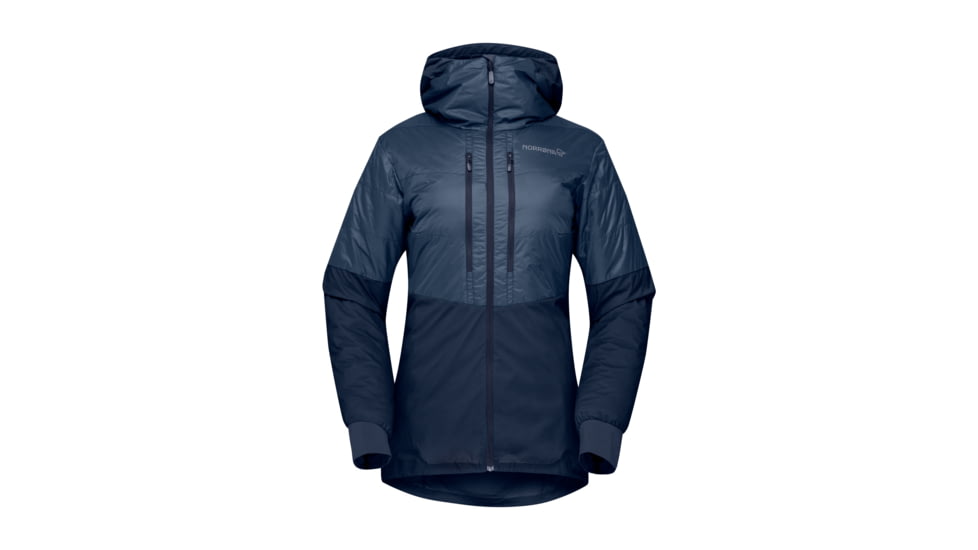 Norrona Lyngen Aero80 Insulated Zip Hood - Womens, Indigo Night, Extra Small, 2009-23 2295 XS