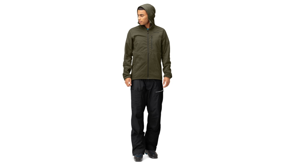 Norrona Lyngen Alpha100 Zip Hood - Mens, Olive Night, Medium, 2011-22 3301 M