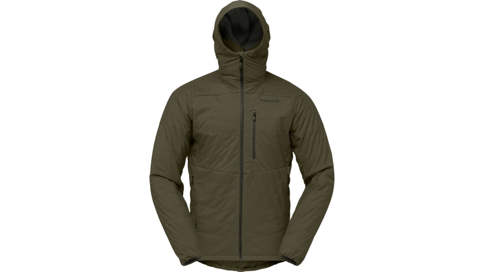 Norrona Lyngen Alpha100 Zip Hood - Mens, Olive Night, Medium, 2011-22 3301 M
