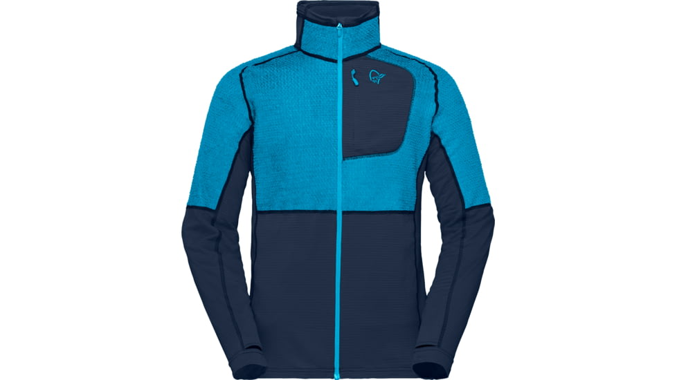 Norrona Lyngen Alpha90 Jacket - Mens, Hawaiian surf/Indigo Night, Medium, 2011-18-6609-M