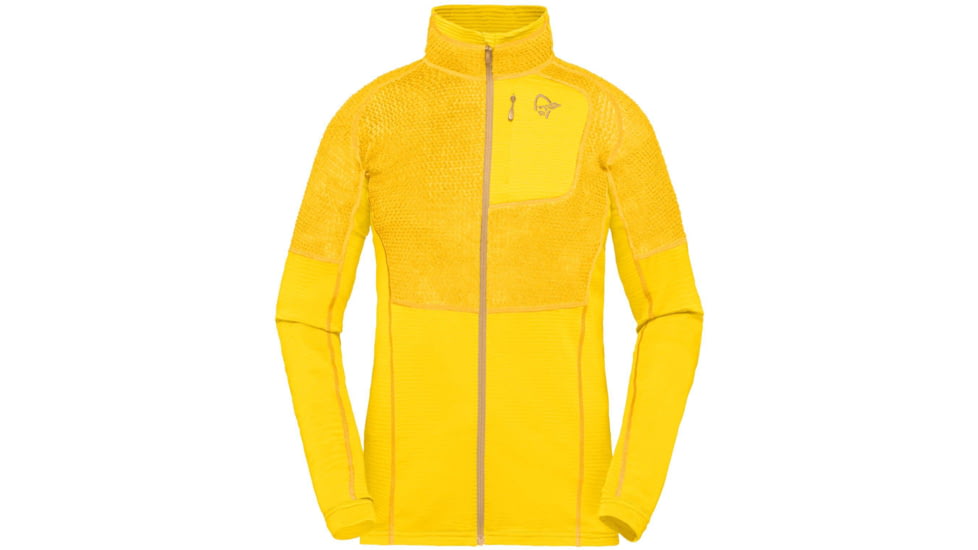 Norrona Lyngen Alpha90 Jacket - Womens, Lemon Chrome, Medium, 2047-18-5522-M