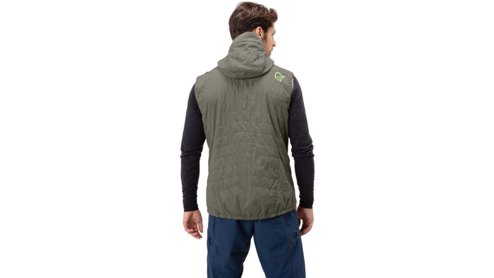 Norrona Lyngen Alpha90 Vest - Mens, Castor Grey, Small, 2036-18-8822-S