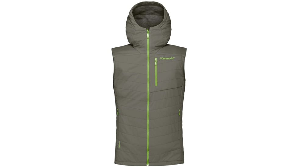 Norrona Lyngen Alpha90 Vest - Mens, Castor Grey, Small, 2036-18-8822-S