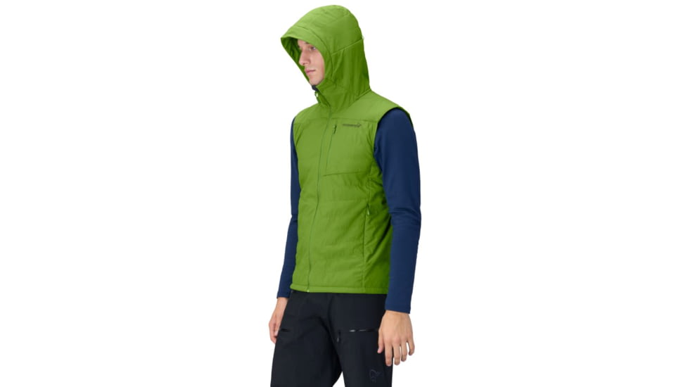Norrona Lyngen Alpha90 Vest - Mens, Norrona Green, Small, 2036-18-3397-S
