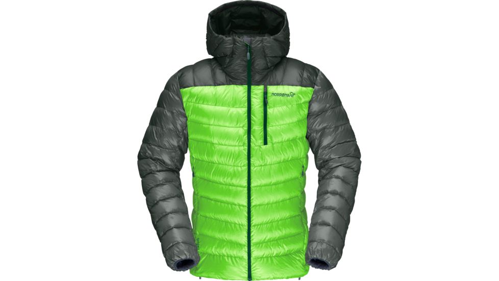 Norrona Lyngen Down850 Hood Jacket - Mens, Jungle Green, Medium, 2005-18-3663-M