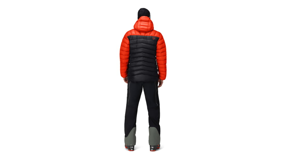 Norrona Lyngen Down850 Hood - Mens, Arednalin/Caviar, Medium, 2004-20 5660 M