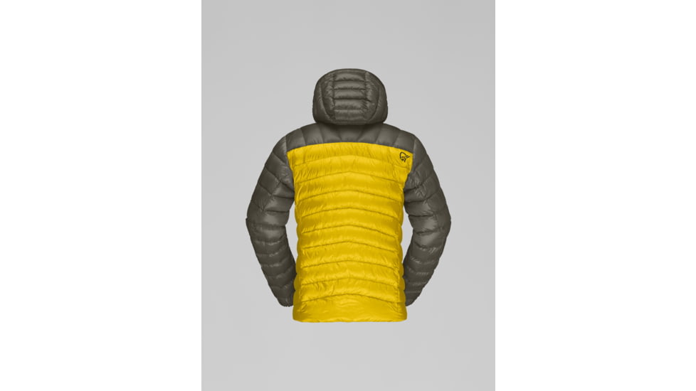 Norrona Lyngen Down850 Hood - Mens, Golden Palm, Large, 2004-20-5502-L