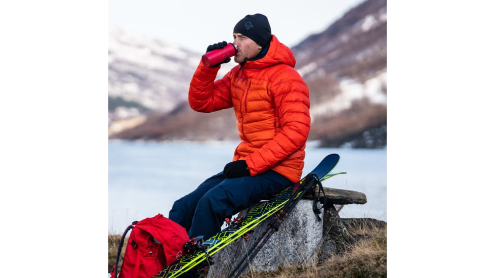 Norrona Lyngen Down850 Hood - Mens, Golden Palm, Large, 2004-20-5502-L