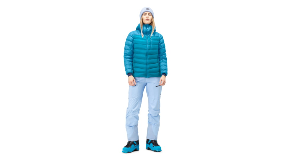 Norrona Lyngen Down850 Hood - Womens, Aquarius/Hawaiian Surf, Extra Large, 2005-20 2377 XL