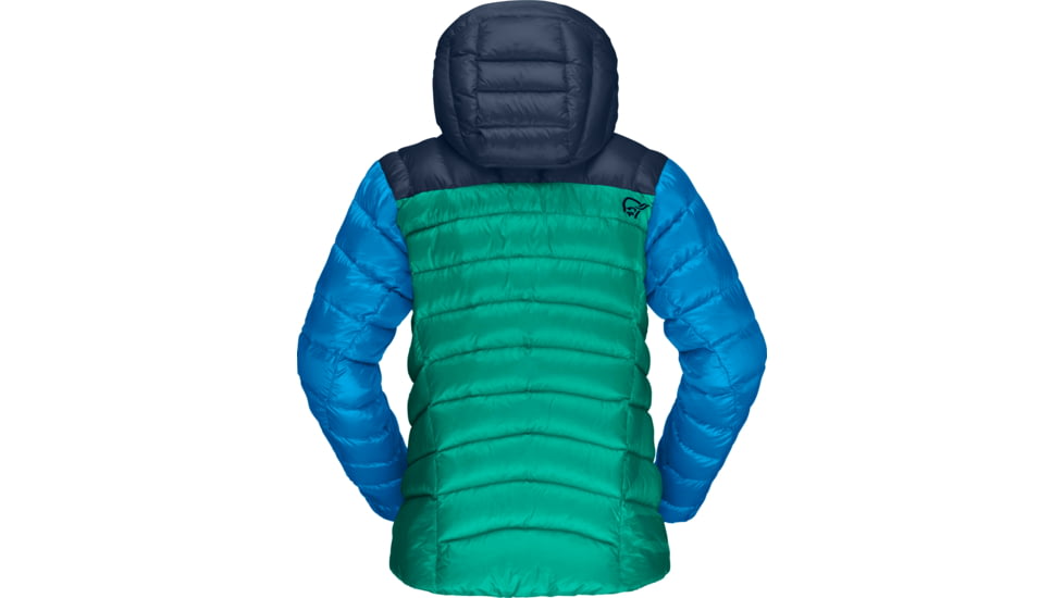 Norrona Lyngen Down850 Hood - Womens, Arcadia/Campanula, Extra Large, 2005-20-1173-XL
