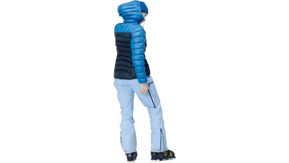 Norrona Lyngen Down850 Hood - Womens, Campanula/Indigo Night, Extra Large, 2005-20-6602-XL
