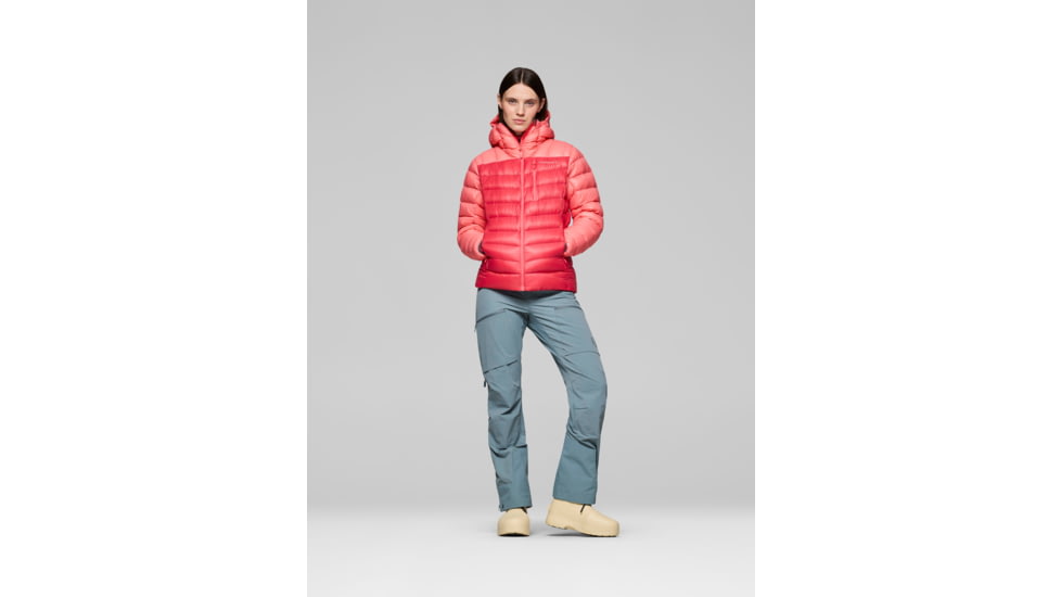 Norrona Lyngen Down850 Hood - Womens, Watermelon, Medium, 2005-20-1261-M