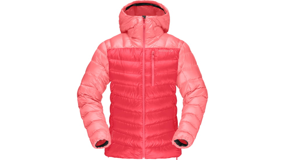 Norrona Lyngen Down850 Hood - Womens, Watermelon, Medium, 2005-20-1261-M