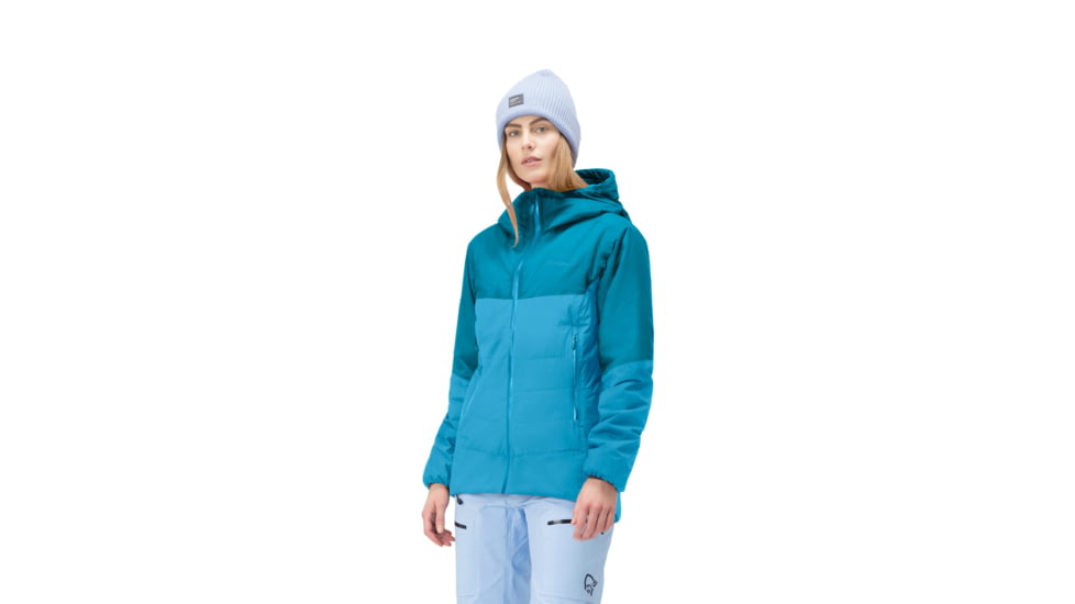 Norrona Lyngen Dri2 Thermo60 Jacket - Womens, Aquarius/Hawaiian Surf, Small, 2013-21 2377 S