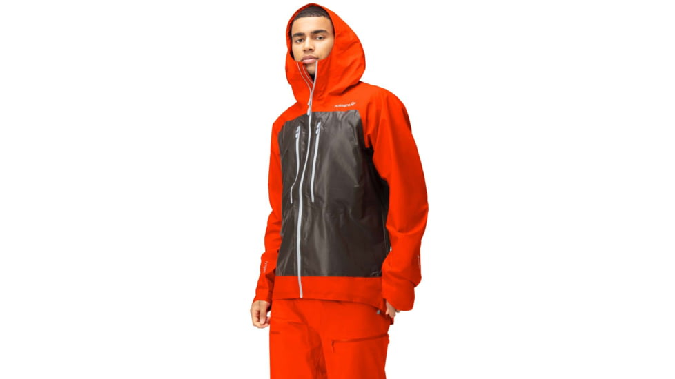 Norrona Lyngen Gore-Tex Active Jacket - Mens, Arednalin/Peat, M, 2016-22-5648-M