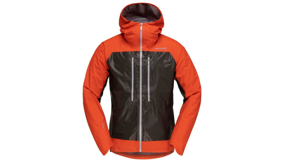 Norrona Lyngen Gore-Tex Active Jacket - Mens, Arednalin/Peat, M, 2016-22-5648-M