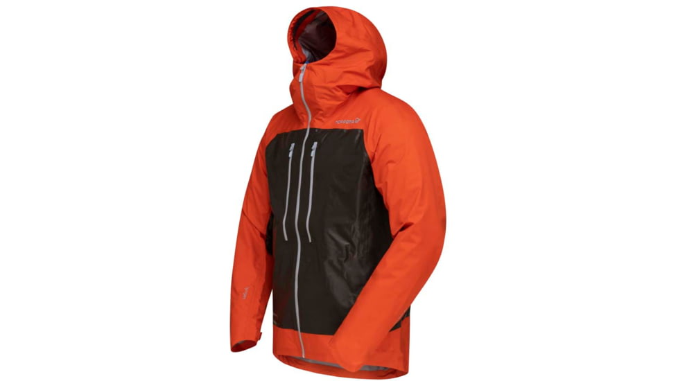 Norrona Lyngen Gore-Tex Active Jacket - Mens, Arednalin/Peat, M, 2016-22-5648-M