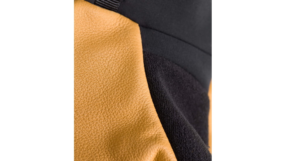 Norrona Lyngen Gore-Tex Infinium Leather Gloves, Caviar, Medium, 2021-18-7718-M