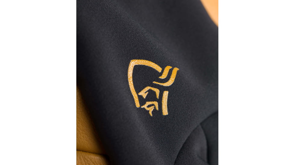Norrona Lyngen Gore-Tex Infinium Leather Gloves, Caviar, Medium, 2021-18-7718-M