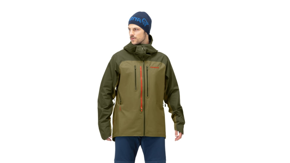 Norrona Lyngen Gore-Tex Jacket - Mens, Olive Drab/Olive Night, Small, 2006-21 3908 S