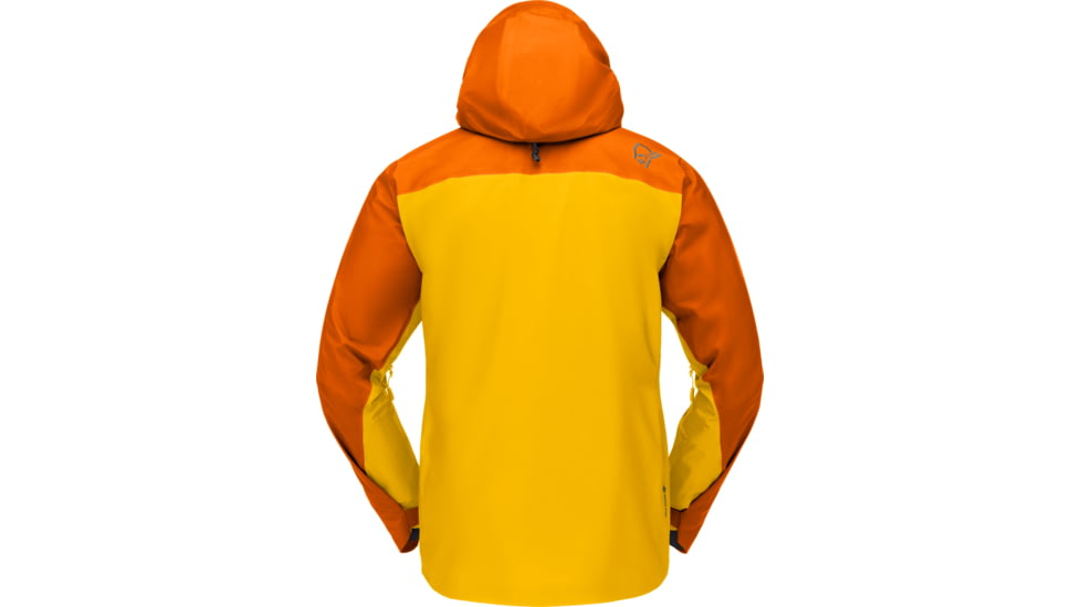 Norrona Lyngen Gore-Tex Jacket - Mens, Orange Popsicle/Lemon Chrome, Medium, 2006-21-5549-M