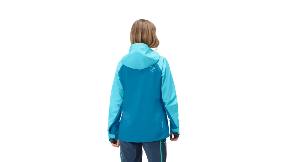 Norrona Lyngen Gore-Tex Jacket - Womens, Aquarius/Hawaiian Surf, Medium, 2014-21 2377 M