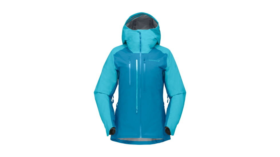 Norrona Lyngen Gore-Tex Jacket - Womens, Aquarius/Hawaiian Surf, Medium, 2014-21 2377 M