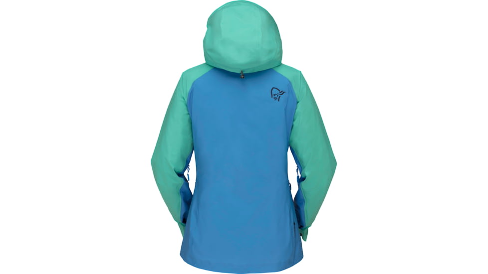 Norrona Lyngen Gore-Tex Jacket - Womens, Arcadia/Campanula, Small, 2014-21-1173-S